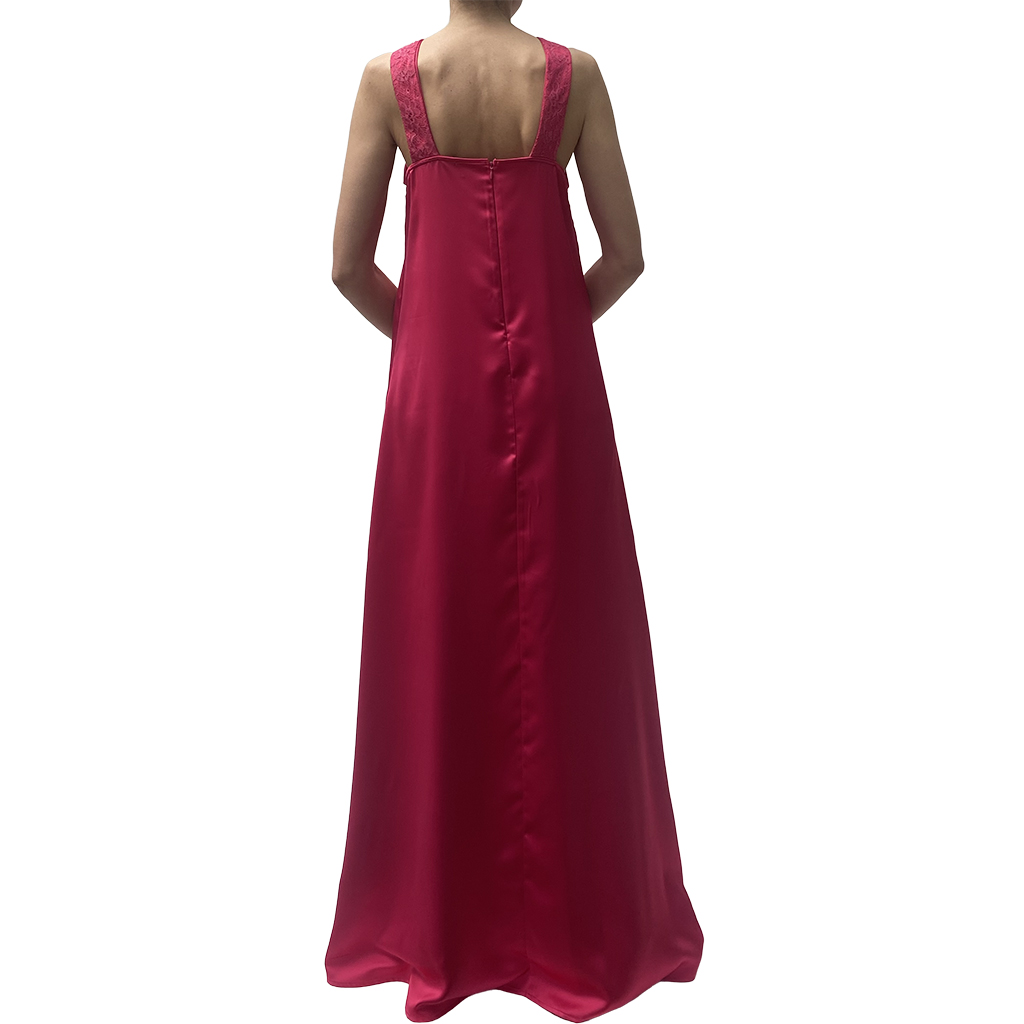 Alternative view of ABITO LUNGO DIAMANTE FUCSIA