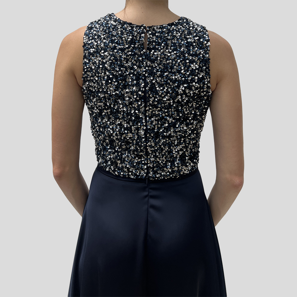 Alternative view of TOP PAILLETTES NAVY
