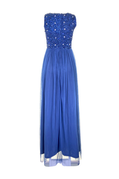 Alternative view of ABITO LUNGO PAILLETTES BLU
