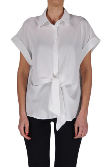 CAMCIA MANICA CORTA FIOCCO VITA BIANCO