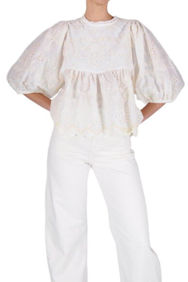 Alternative view of TOP BOHO CHIC AVORIO