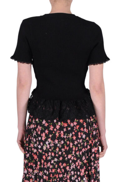 Alternative view of TOP COSTINE PIZZO NERO