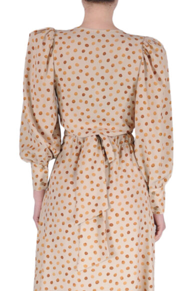 Alternative view of TOP CON FIOCCO IN VITA POIS BEIGE