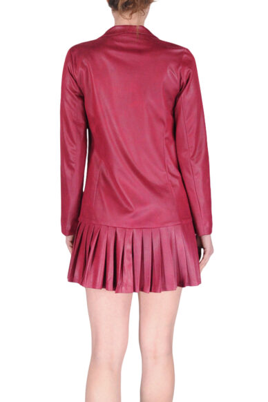 Alternative view of GIACCA PLISSE FUCSIA