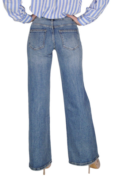 Alternative view of JEANS PALAZZO DARK BLU