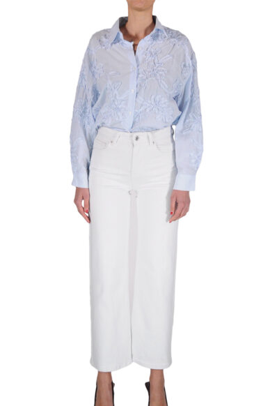 JEANS PALAZZO BIANCO