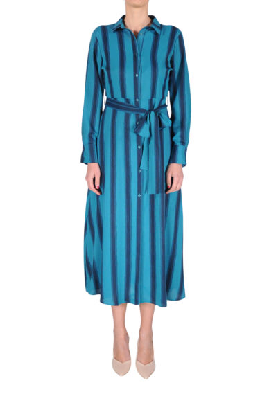 CHEMISIER RIGHE PETROL