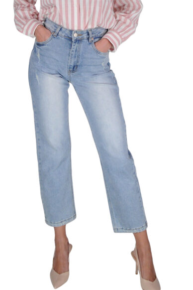 JEANS MOM LIGHT BLUE