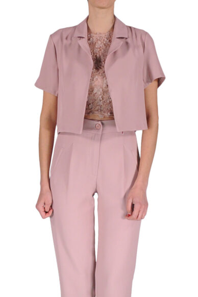 BLAZER MANICA CORTA ROSA