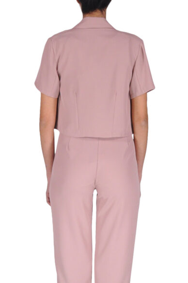 Alternative view of BLAZER MANICA CORTA ROSA