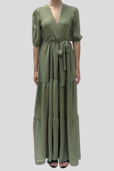 abito lungo balze SALVIA