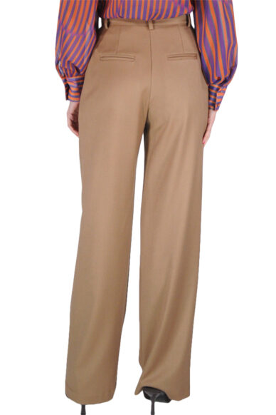 Alternative view of pantalone pences ampio cammello