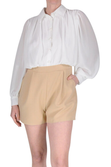 CAMICIA MANICA LUNGA +SHORTS BIANCO BEIGE