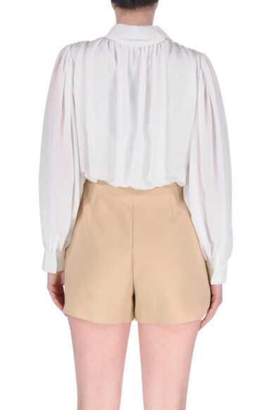 Alternative view of CAMICIA MANICA LUNGA +SHORTS BIANCO BEIGE