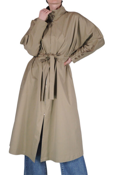 Alternative view of TRENCE ZIP E COULISSE BEIGE