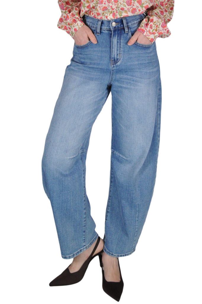 Alternative view of JEANS BALLOON ELASTICO VITA LIGHT BLUE