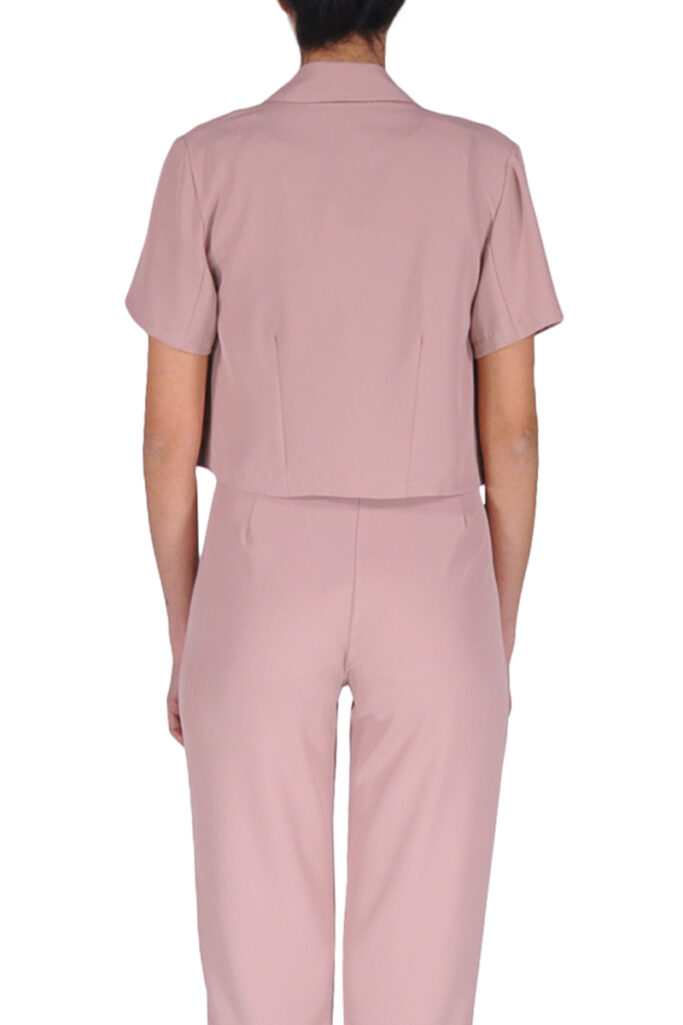 Alternative view of BLAZER MANICA CORTA ROSA