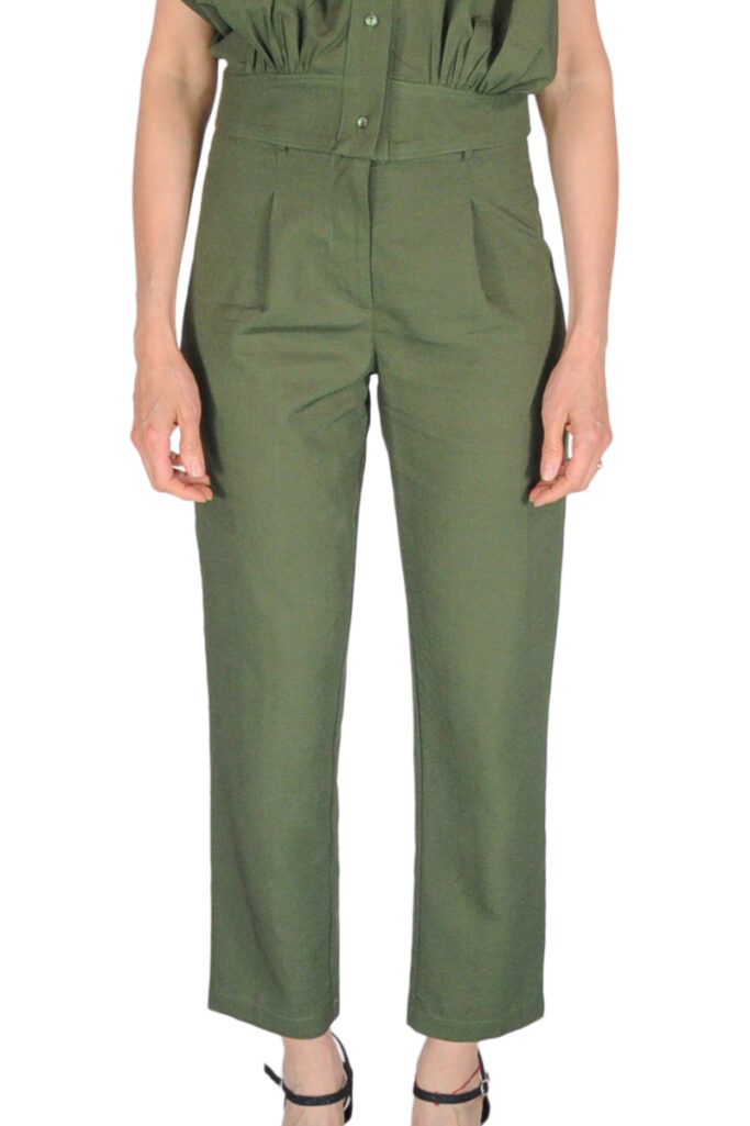 PANTALONE SIGARETTA MILITARE