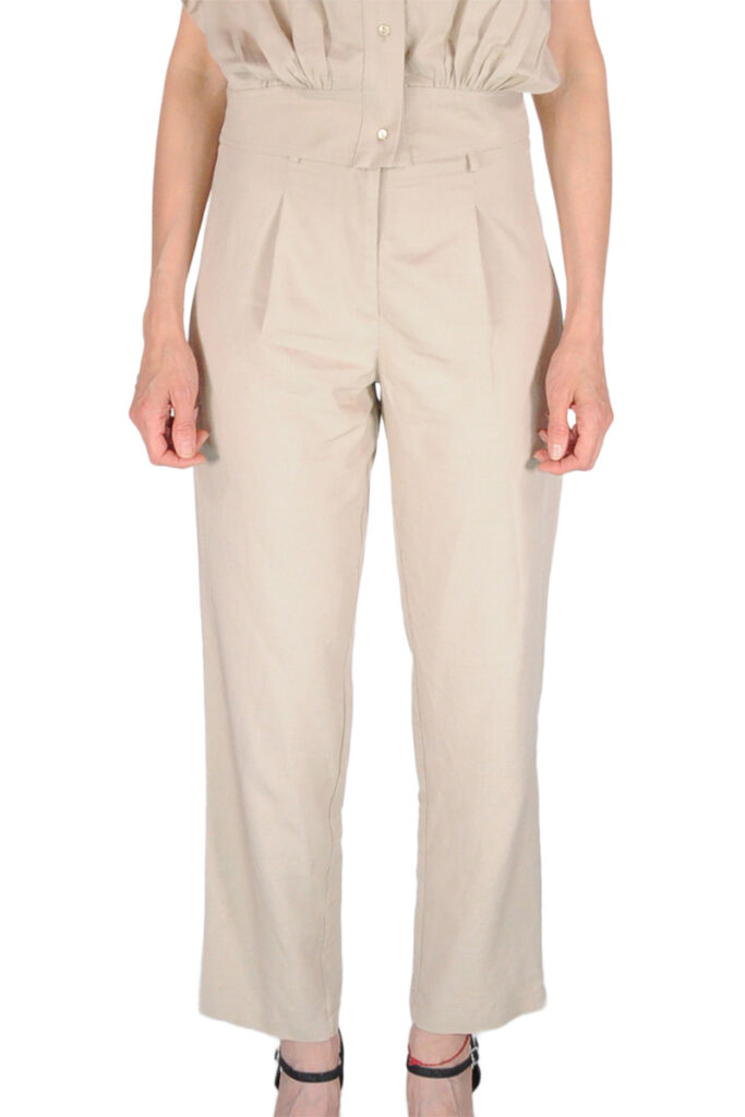 PANTALONE SIGARETTA BEIGE