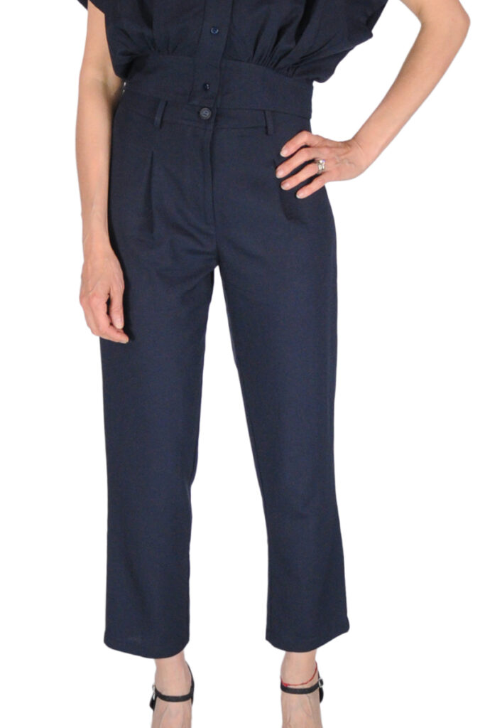 PANTALONE SIGARETTA BLU
