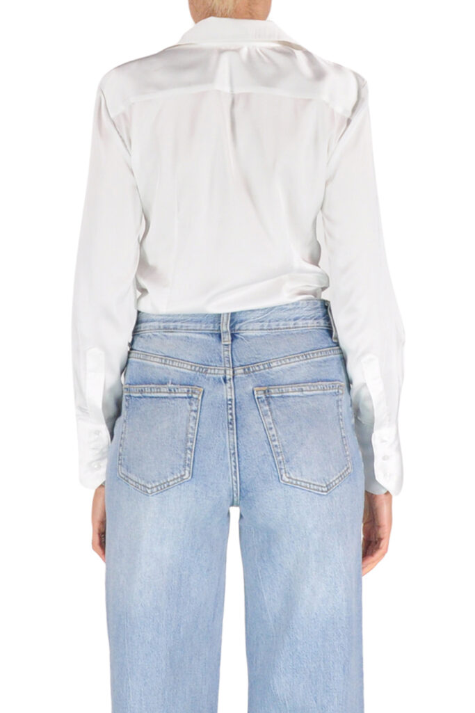 Alternative view of CAMICIA SLIM MANICA LUNGA BIANCO