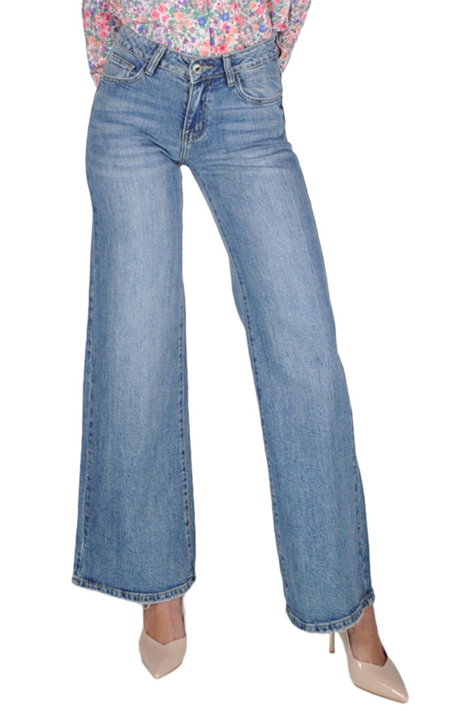 JEANS PALAZZO LIGHT BLU
