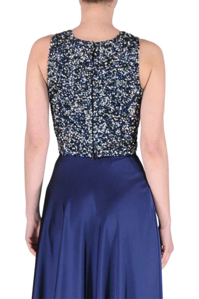 Alternative view of TOP PAILLETTES NAVY