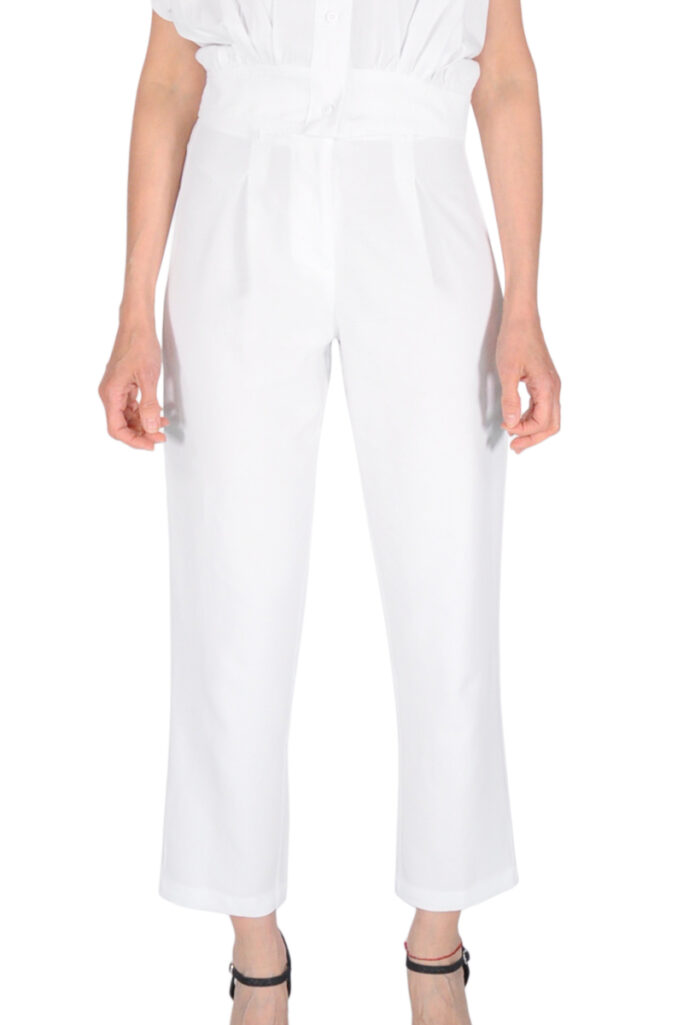 PANTALONE SIGARETTA BIANCO