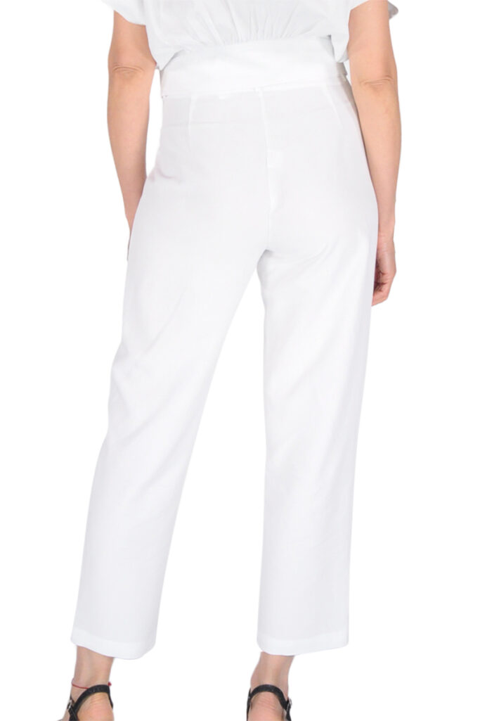 Alternative view of PANTALONE SIGARETTA BIANCO