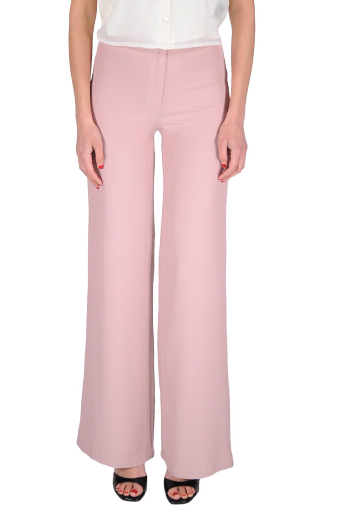 PANTALONE PALAZZO ROSA