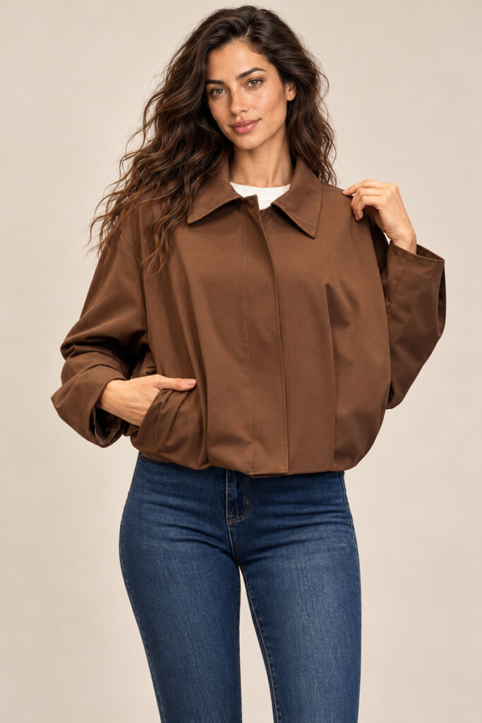 BOMBER MARRONE