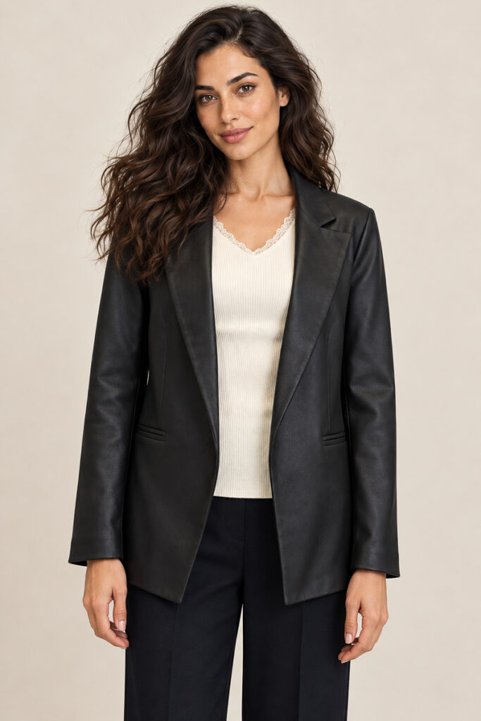 BLAZER TAGLIO UOMO NERO