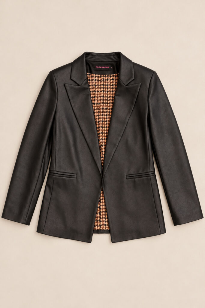 Alternative view of BLAZER TAGLIO UOMO NERO