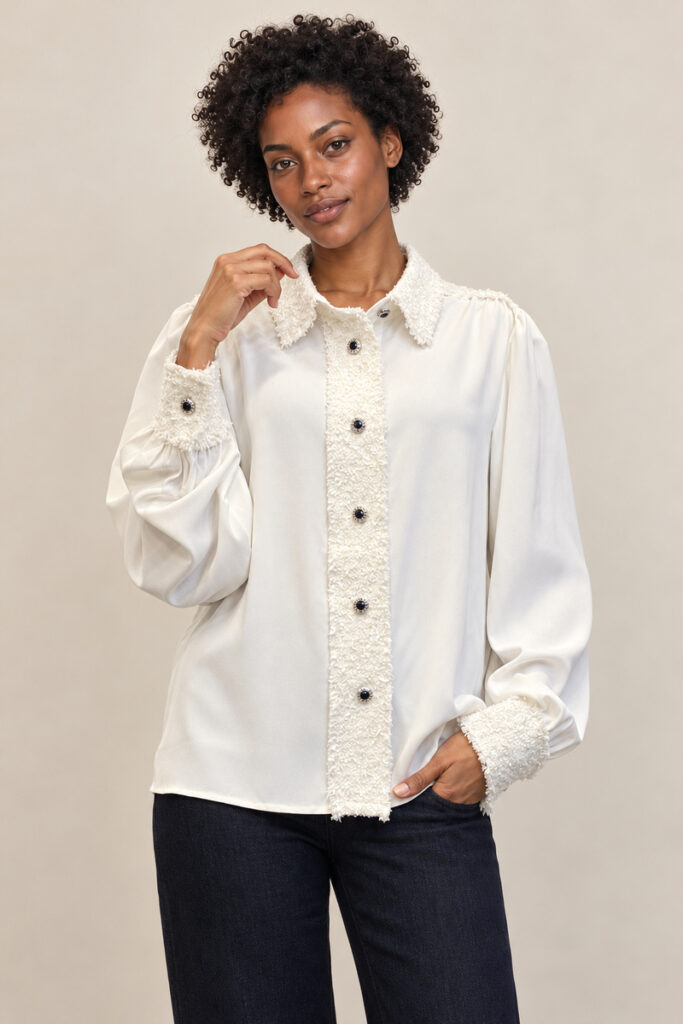 CAMICIA PROFILI CHAN BIANCO
