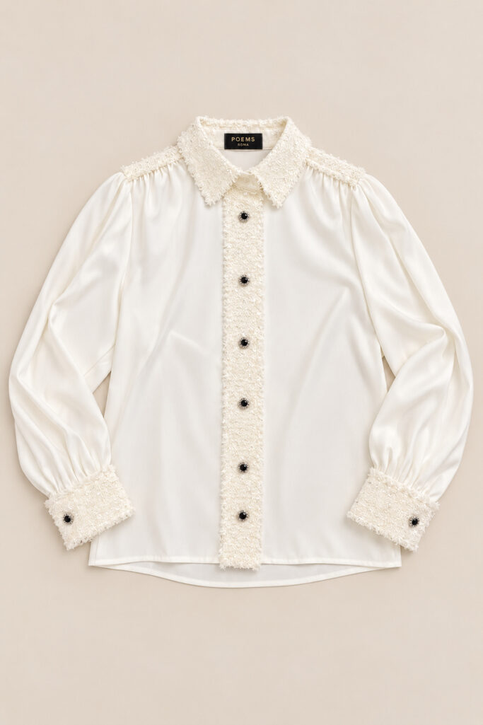 Alternative view of CAMICIA PROFILI CHAN BIANCO