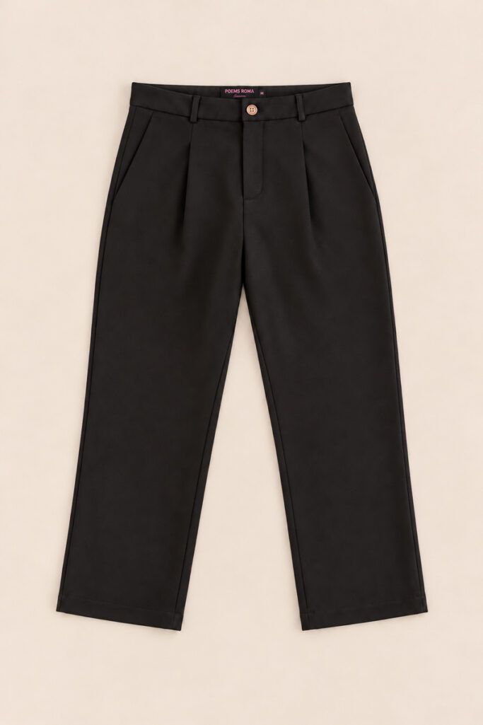Alternative view of PANTALONE SIGARETTA NERO