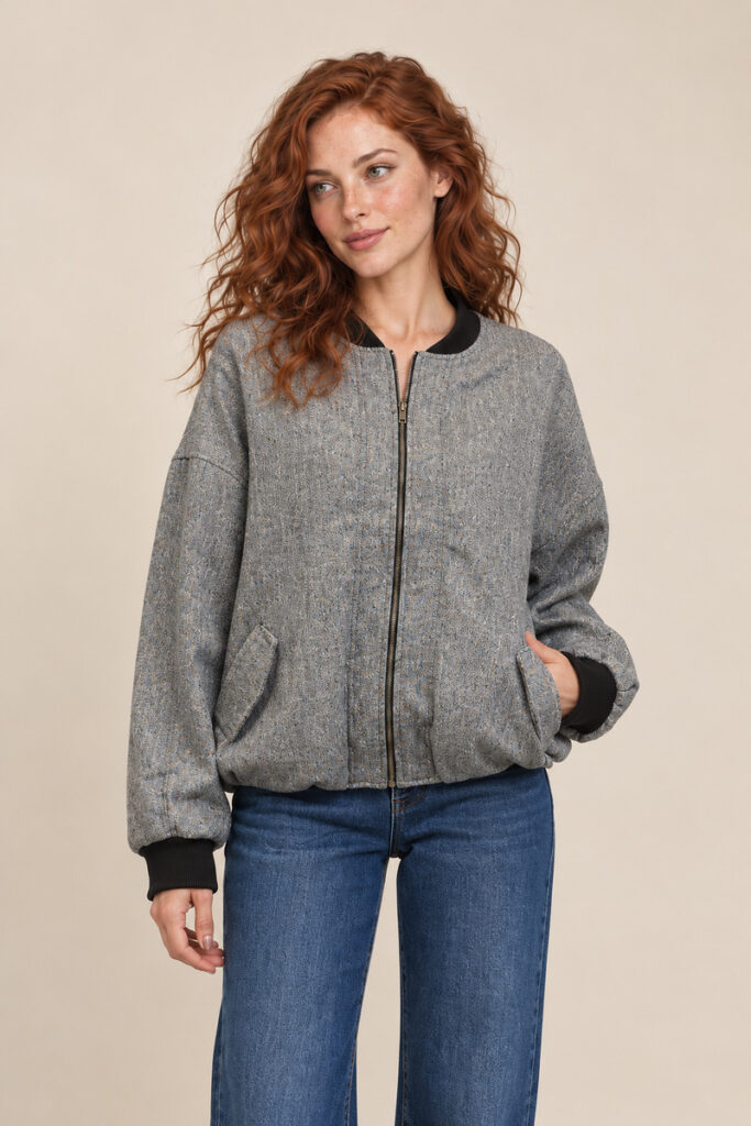 BOMBER MELANGE