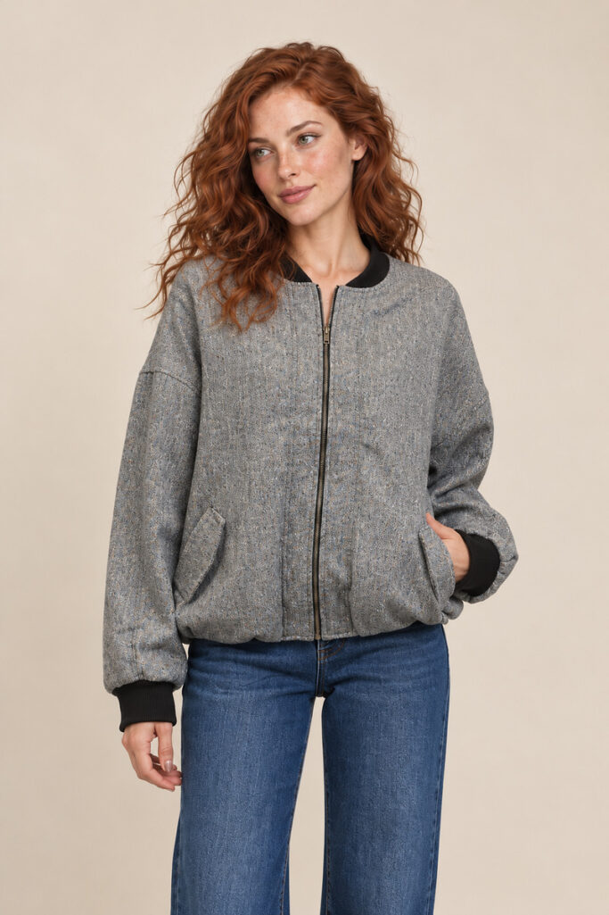 BOMBER MELANGE