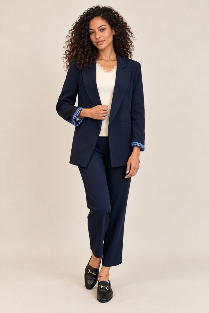 Alternative view of BLAZER TAGLIO UOMO NAVY