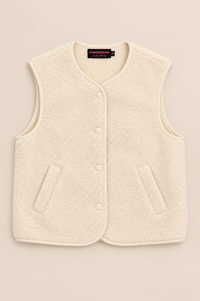 Alternative view of GILET PECORELLA PANNA