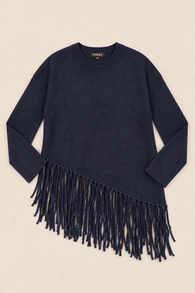 Alternative view of MAGLIONE FRANGE NAVY