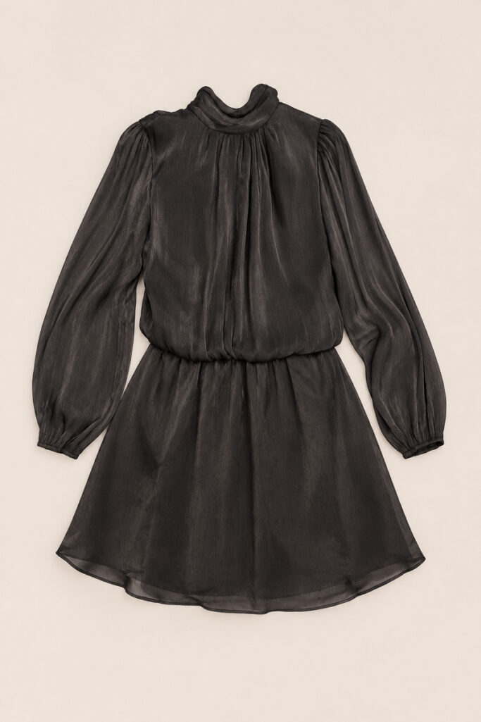 Alternative view of ABITO CORTO RASO NERO