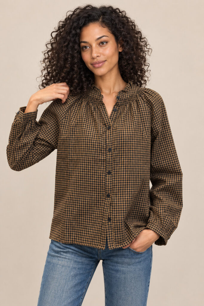 CAMICIA VICKY SENAPE