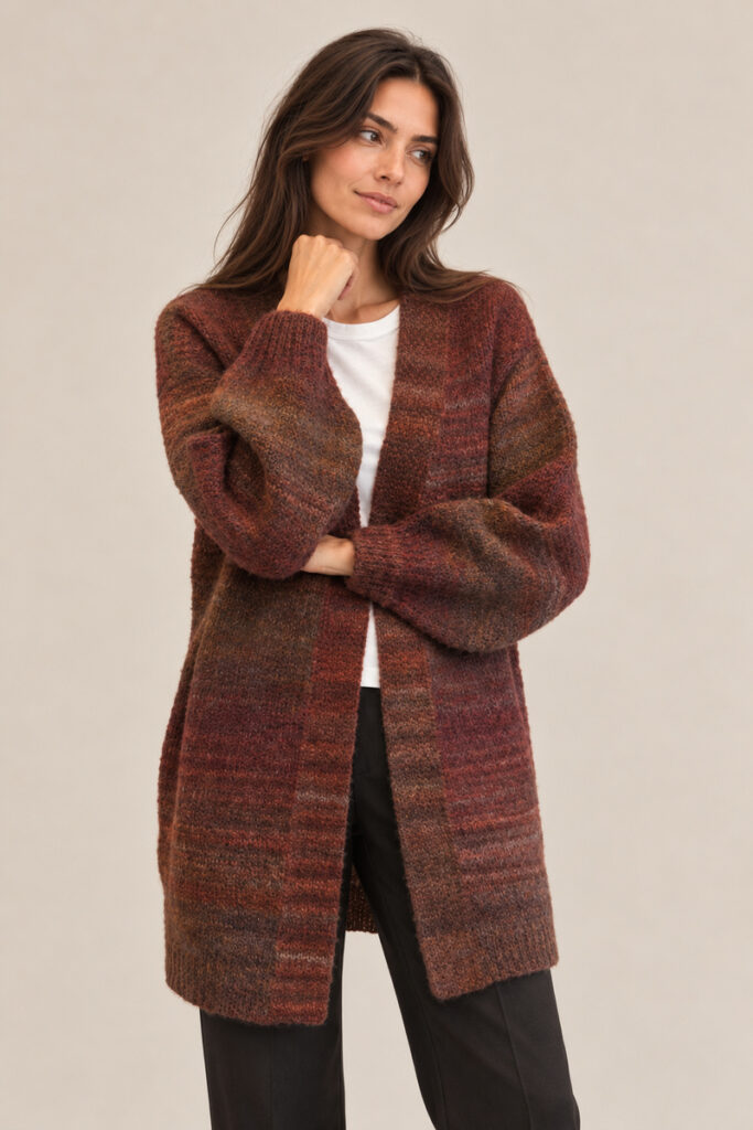 MAXI CARDIGAN CAFFE