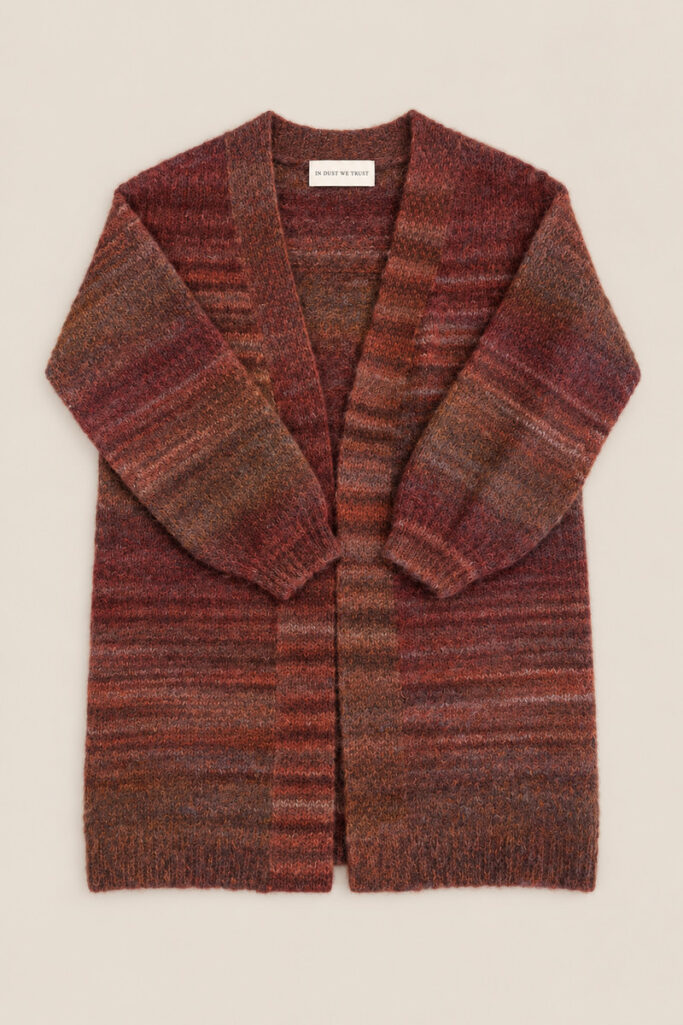 Alternative view of MAXI CARDIGAN CAFFE