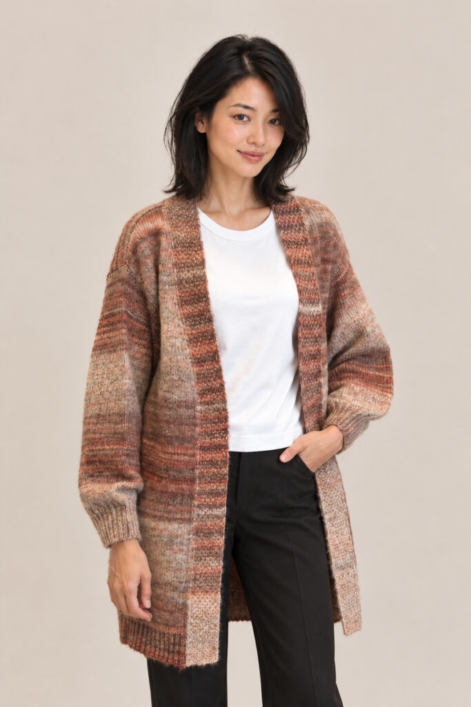MAXI CARDIGAN CAMMELLO