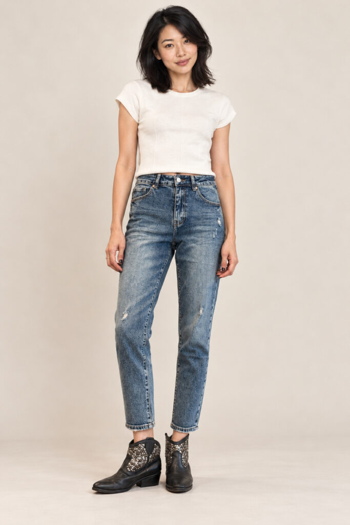 JEANS MOM LIGHT JEANS