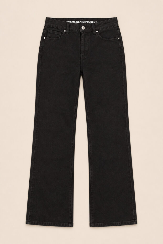Alternative view of JEANS PALAZZO VITA ALTA CLASSICO NERO