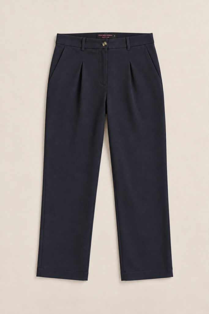 Alternative view of PANTALONE SIGARETTA NAVY