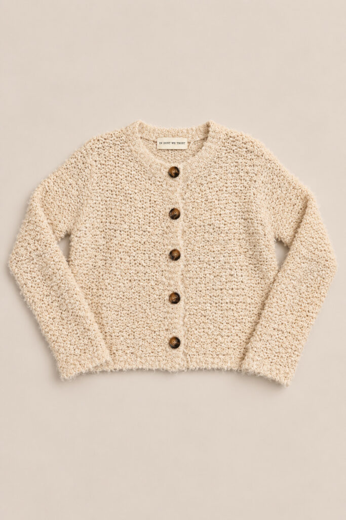 Alternative view of CARDIGAN PECORELLA BEIGE